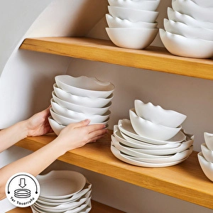 Karaca Earth Collection Crest 55 Parça 12 Kişilik Yemek Takımı görseli 8