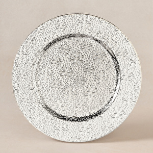 Karaca Home New Year Yılbaşı Snow Supla Silver 33 cm görseli 1