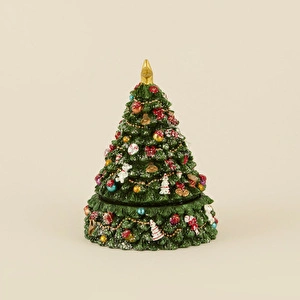 Karaca Home New Year Yılbaşı Teddy Tree Müzikli ve Hareketli Obje görseli 2