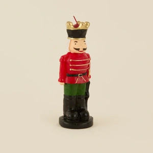 Karaca Home New Year Yılbaşı Nutcracker Şekilli Mum 6,5x21 cm