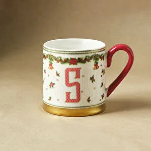 Karaca New Year Yılbaşı Petek S Harfli Kupa 330 ml