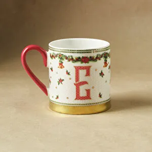 Karaca New Year Yılbaşı Petek E Harfli Kupa 330 ml