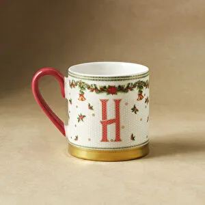 Karaca New Year Yılbaşı Petek H Harfli Kupa 330 ml