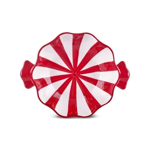 Karaca New Year Yılbaşı Candy Twist Pasta Tabağı 19 cm görseli 4