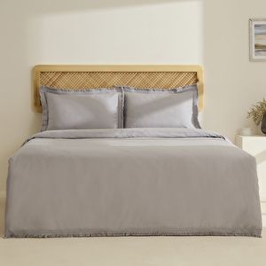 Karaca Home Helios %100 Pamuk Çift Kişilik Nevresim Takımı Gri