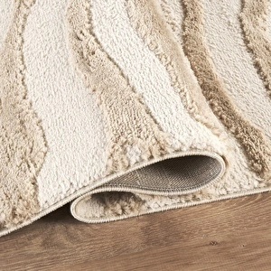 Kaşmir Halı 7/24 Plushy Meknes Bej 80x150 cm görseli 4
