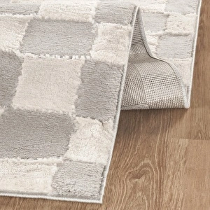 Kaşmir Halı 7/24 Plushy Todra Gri 80x150 cm görseli 5