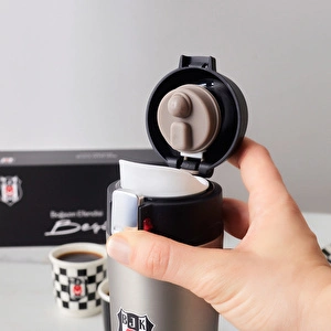 Karaca x Beşiktaş Lisanslı Çelik Sızdırmaz Termos Kutulu 450 ml görseli 5