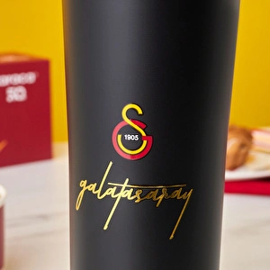 Karaca x Galatasaray Lisanslı Çelik Sızdırmaz Termos Kutulu 450 ml görseli 4
