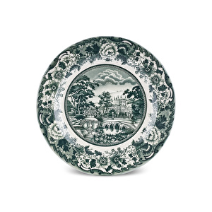 Karaca Old Town 4 Parça Pasta Takımı Yeşil 21 cm görseli 5