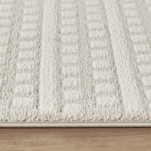 Kaşmir Halı 7/24 Plushy Runa Cream 80x150 cm görseli 5