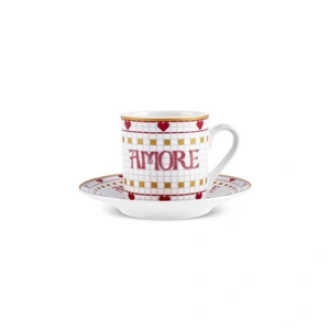 Karaca Lovemore Kalpli 6 Kişilik Kahve Fincan Takımı 90 ml görseli 4