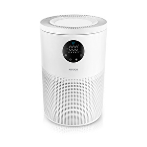 Karaca Oksijen Plus S1 Compact Hava Temizleyici HEPA Filtreli (True HEPA / H13) ve Akıllı Lazer Sensörlü Matte White