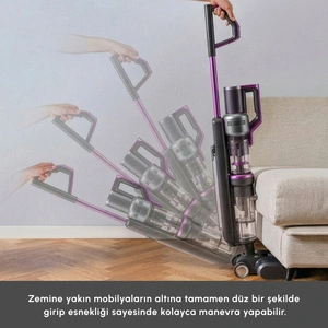 Karaca Aquaclean X10 3 in 1 Islak ve Kuru Kablosuz Dikey Süpürge görseli 9