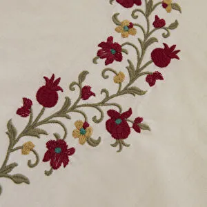 Karaca Home Layali Nakışlı Çift Kişilik Nevresim Takımı Beyaz görseli 5