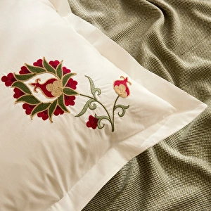 Karaca Home Zenyra Çift Kişilik Nakışlı Nish Set Mutlicolor görseli 5