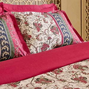 Karaca Home Mırabel Çift Kişilik Nevresım Takımı Bordo görseli 4