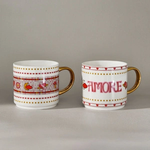 Karaca Lovemore 2 Kişilik Mug Kupa Seti 420 ml görseli 2