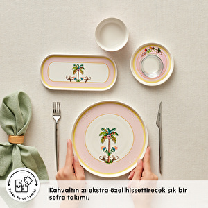Karaca Stream Bone Floric 28 Parça 6 Kişilik Kahvaltı Seti görseli 5
