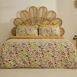 Sarah Anderson Bloomsy Çift Kişilik Nevresim Takımı Pembe