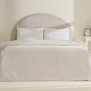 Karaca Home Nuvia Güpürlü Çift Kişilik Nevresim Takımı Beyaz görseli 8