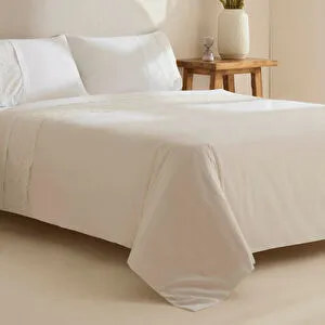 Karaca Home Elaria Dantelli Çift Kişilik Nevresim Takımı Beyaz görseli 2