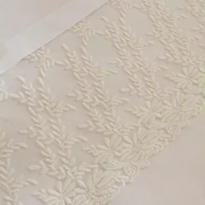 Karaca Home Elaria Dantelli Çift Kişilik Nevresim Takımı Beyaz görseli 3