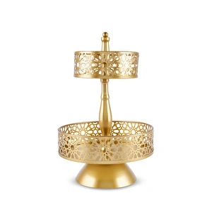 Karaca Home Sema İki Katlı Servislik Gold görseli 2