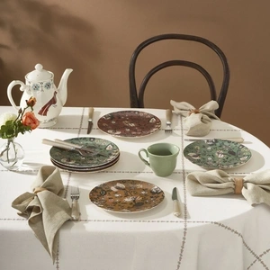 Karaca Lorien 6 Parça Porselen Pasta Seti 19 cm görseli 5