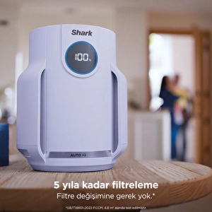 Shark NeverChange5 Compact Pro Hava Temizleyici - Mor görseli 4