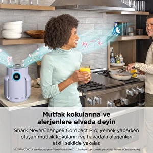 Shark NeverChange5 Compact Pro Hava Temizleyici - Mor görseli 8