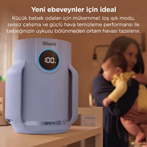 Shark NeverChange5 Compact Pro Hava Temizleyici - Mor görseli 9