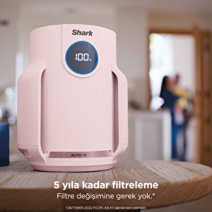 Shark NeverChange5 Compact Pro Hava Temizleyici - Pembe görseli 4