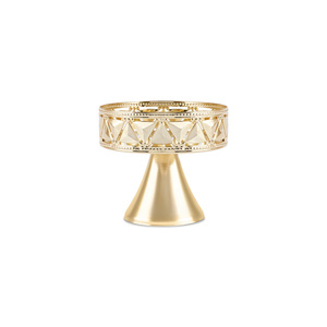 Karaca Home Arisya Dekoratif Ayaklı Çerezlik ve Sunumluk Gold 9 cm görseli 1