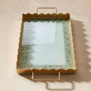Karaca Home Nisra Dekoratif Tepsi 26x35 cm görseli 1