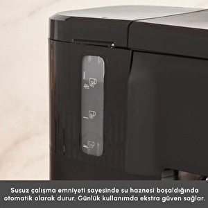 Karaca x Galatasaray Lisanslı Just Coffee Aroma 2 in 1 Filtre Kahve ve Çay Demleme Makinesi görseli 8
