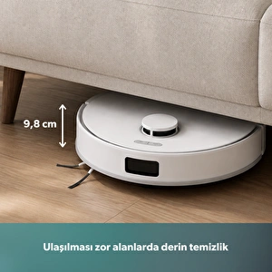 Homend Alex 30 Otomatik Boşaltım Sistemli Moplu 20.000 Pa Robot Süpürge görseli 6
