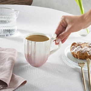 Karaca Shell Lüsterli Pembe Mug 380 ml görseli 4