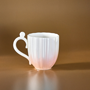 Karaca Shell Lüsterli Pembe Mug 380 ml görseli 2