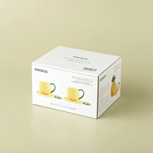 Karaca Pineapple 2 Kişilik Kahve Fincanı 90 ml görseli 9