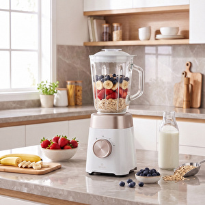 Emsan Multiblend Smoothie Blender Cream 1000W