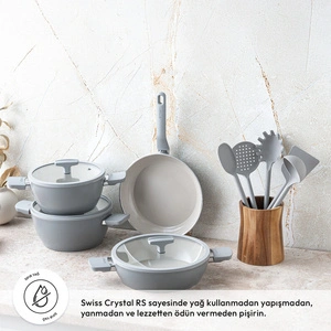 Emsan Swiss Crystal RS 7 Parça Tencere Seti görseli 2