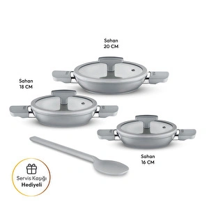 Emsan Swiss Crystal RS 6 Parça Sahan Seti görseli 7