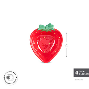 Karaca Strawberry Kase 15 cm