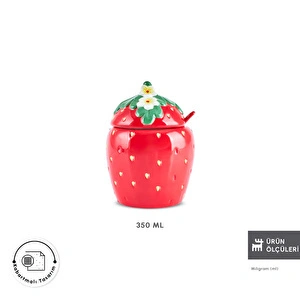 Karaca Strawberry Şekerlik 350 Ml görseli 2