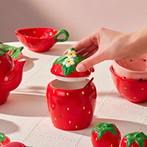 Karaca Strawberry Şekerlik 350 Ml görseli 6