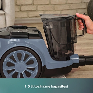 Homend Dustroyer 1255H Yatay Süpürge Buz Mavisi görseli 9