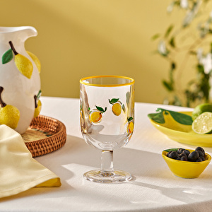 Karaca Lemon Kadeh 390 ml Sarı