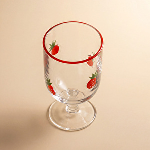 Karaca Strawberry Kadeh 390 ml Kırmızı