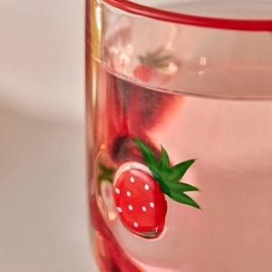 Karaca Strawberry Kadeh 390 ml Kırmızı görseli 5